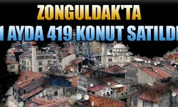 ZONGULDAK'TA 1 AYDA 419 KONUT SATILDI