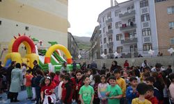 Tokat'ta çocuklar 23 Nisan Ulusal Egemenlik ve Çocuk Bayramı etkinliğinde eğlendi