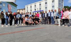Gürcistan Batum Shota Rustaveli Devlet Üniversitesi öğrencileri Salıpazarı ilçesinde