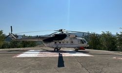 Karabük'te yangın helikopteri konuşlandırıldı