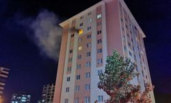 Kastamonu'da bir binanın 9. katında çıkan yangın söndürüldü