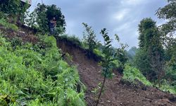 Rize'de AFAD ekipleri şiddetli yağış sonrası boşaltılan evlerde inceleme yaptı