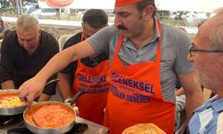 Samsun'da şenlikte 2 bin kişiye menemen ikram edildi