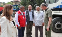 TMO Genel Müdürü Ahmet Güldal, Samsun'da hububat alım noktalarında incelemelerde bulundu