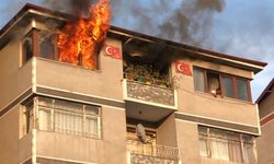Zonguldak'ta evde çıkan yangında 1 kişi yaralandı