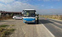 Amasya’da şehirler arası ve şehir içi otobüsler denetlendi