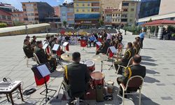Bayburt'ta 3. Ordu Komutanlığı bando takımı konser verdi