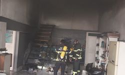 Merzifon'da iş yerinde çıkan yangın söndürüldü