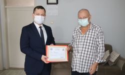 Of Kaymakamı Demirer'den "geçmiş olsun" ziyareti
