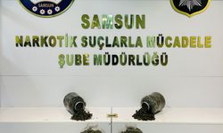 Samsun'da yolcu otobüsünde uyuşturucu ile yakalanan zanlı tutuklandı