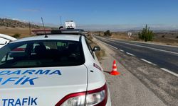 Amasya'da jandarma ekipleri radarlı hız denetimlerini sürdürüyor