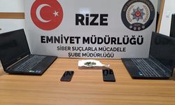Rize'de yasa dışı bahis operasyonunda 2 kişi yakalandı