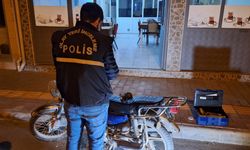 Samsun'da şasi numarası silinmiş motosiklet bulundu