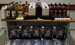 Sinop'ta gümrük kaçağı alkol ele geçirildi