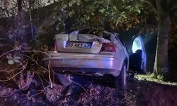 Tokat'ta şarampole devrilen otomobildeki 5 kişi yaralandı