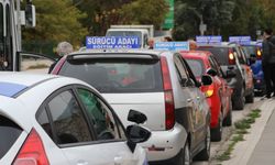 Amasya'da sürücü kursları eğitim alanı için eylem yaptı