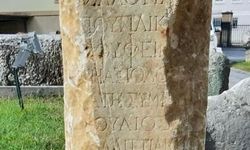 Kastamonu'da Roma dönemine ait mezar steli bulundu