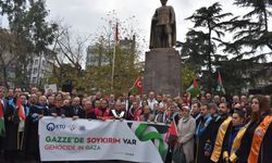 Trabzon'da "Bağımsız Filistin için Kıyamdayız" yürüyüşü gerçekleştirildi