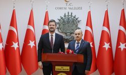 Macaristan'ın Ankara Büyükelçisi Matis, Çorum Valisi Dağlı'yı ziyaret etti