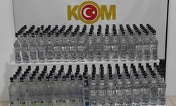Samsun'da bir kamyonda 247 şişe kaçak içki ele geçirildi