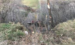 Samsun'da şarampole devrilen traktörün sürücüsü yaralandı
