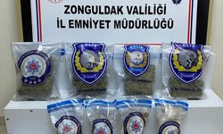 Zonguldak'ta 2 kilo 210 gram uyuşturucu ele geçirildi