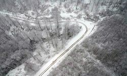 Kastamonu'da kar yağışı etkisini sürdürüyor