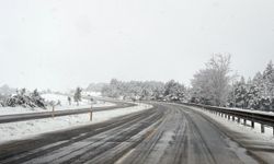 Kastamonu'nun yüksek kesimlerinde kar etkili oluyor