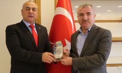 Bem-Bir-Sen'den Havza Belediye Başkanı Özdemir'e plaket