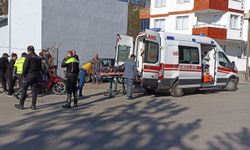 Samsun'da otomobil ile çarpışan motosiklet sürücüsü yaralandı