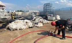 Düzce'de iş yerinde çıkan yangın söndürüldü