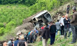 Ordu'da iş makinesinin devrildiği kazada sürücü hayatını kaybetti