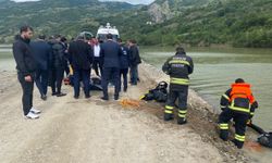 Samsun'da gölete devrilen kamyonun sürücüsü öldü