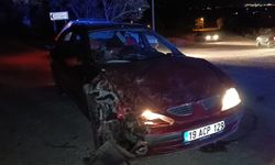 Çorum'da iki otomobilin çarpıştığı kazada 4 kişi yaralandı