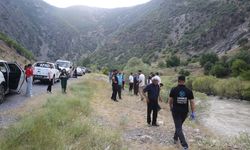 HAKKARİ - Zap Suyu'na devrilen otomobildeki polis ve eşi yaralandı