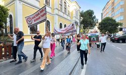 Samsun'da hayvanseverler sahipsiz hayvanlar için yürüdü