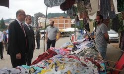 Giresun Valisi Serdengeçti, Güce'yi ziyaret etti