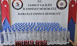 Samsun'da 200 litre etil alkol ele geçirildi