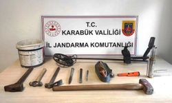 Karabük'te kaçak kazı yapan 5 zanlı yakalandı