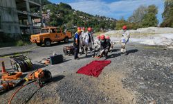 MADENCİLERDEN DEPREM TATBİKATI