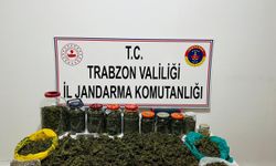 Trabzon'da 7 kilogram kubar esrar ele geçirildi