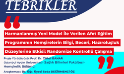 PROJE TÜBİTAK 1001 KABULÜ ALDI