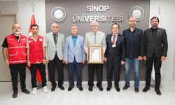 Türk Kızılay'dan Sinop Üniversitesi'ne bronz madalya