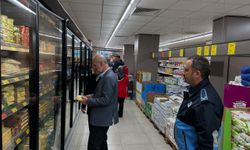 Ladik’te zabıta ekiplerinden market denetimi