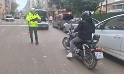 Samsun'da motosikletlere yönelik denetim yapıldı