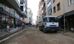 Espiye'de üstyapı çalışmaları devam ediyor