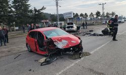 Amasya'da iki otomobilin karıştığı kazada 1'i ağır 6 kişi yaralandı