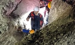 Amasya'da sondaj çalışması sırasında meydana gelen göçükte 2 işçi toprak altında kaldı