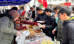 Çaykara'da Gazze yararına kermes düzenlendi