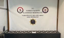 Samsun'da 4 bin 928 sentetik ecza hapı ele geçirildi